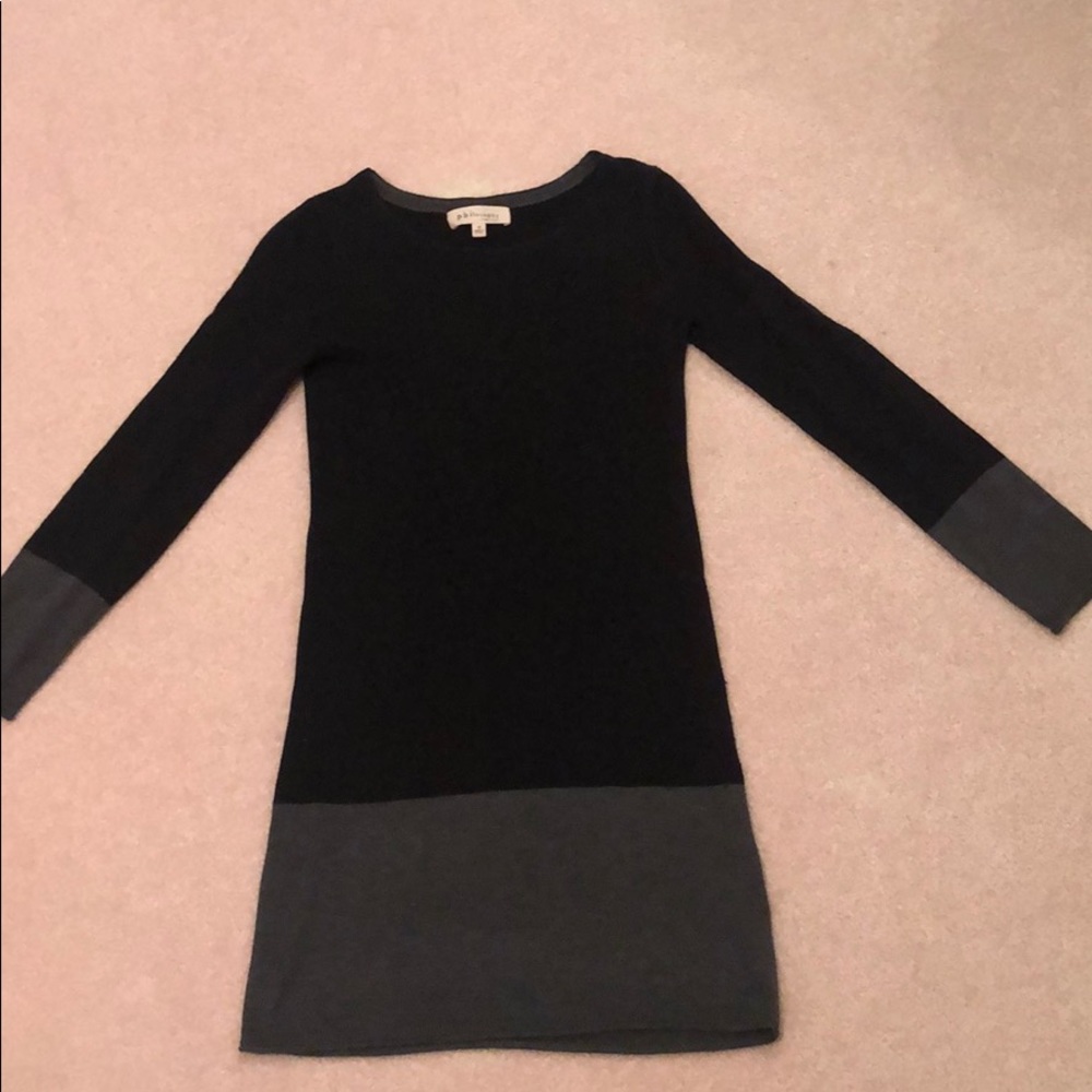 Black and grey Philosophy sweater dress